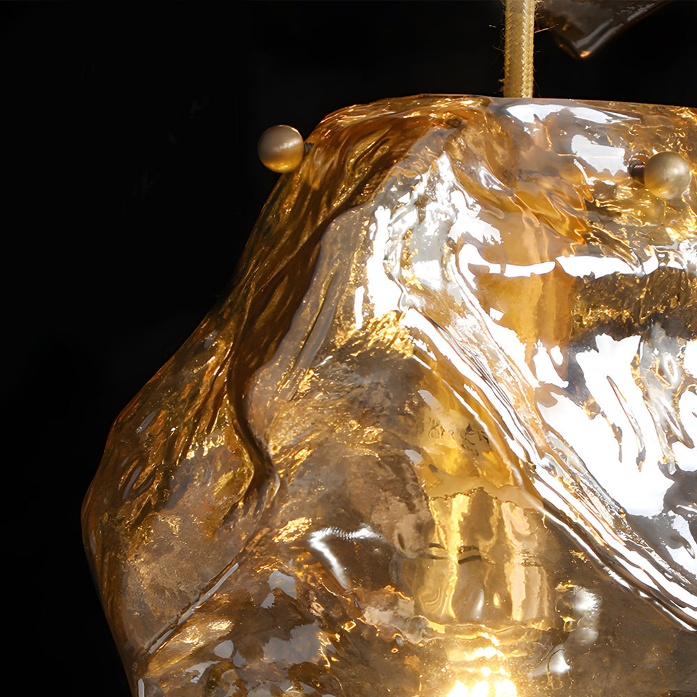 Minimalist Irregular Molten Rock Pendant Light for Modern Living Spaces