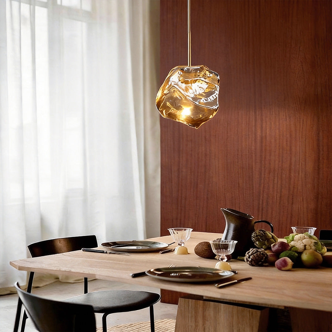 Minimalist Irregular Molten Rock Pendant Light for Modern Living Spaces