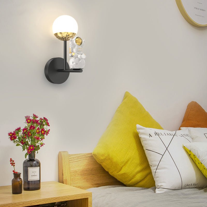 Modern White LED Wall Light Fixture - Three Step Dimming for Bedroom