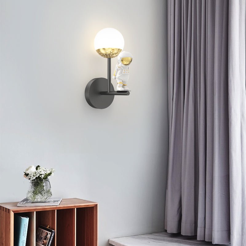 Modern White LED Wall Light Fixture - Three Step Dimming for Bedroom