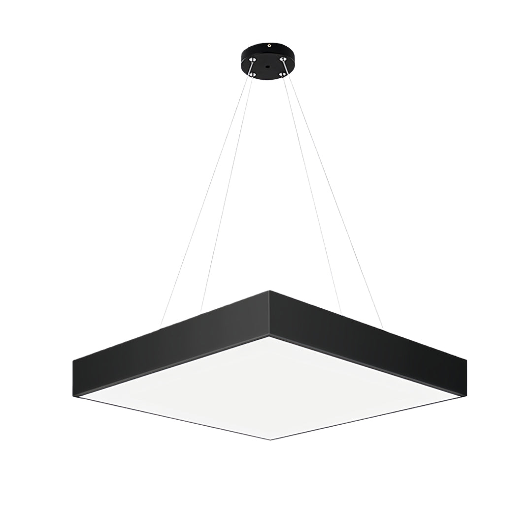 Modern Black Multi-Diamond LED Chandelier Light for Living Room Dining