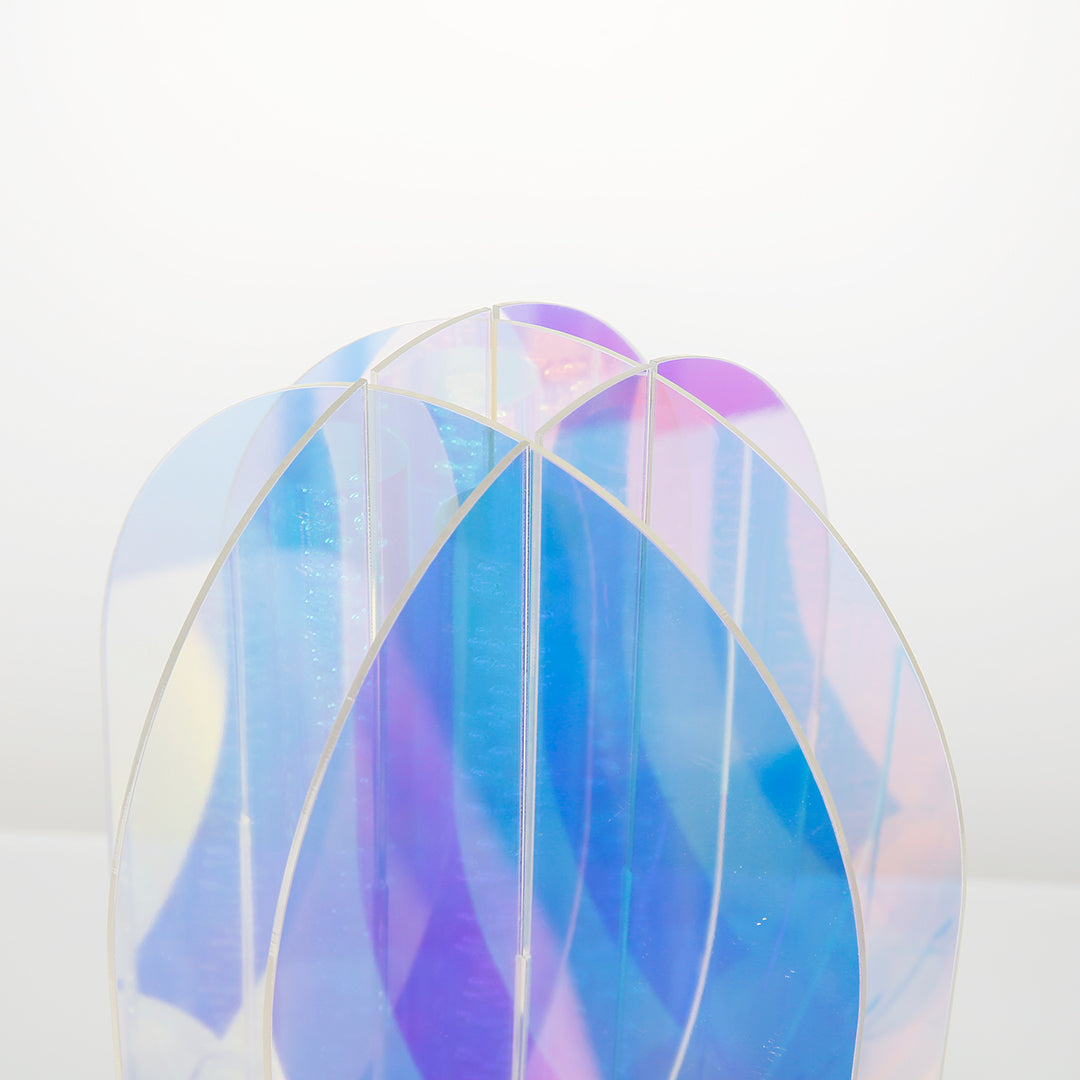Vibrant Aluminum LED Table Lamps - Artistic Design for Modern Rooms