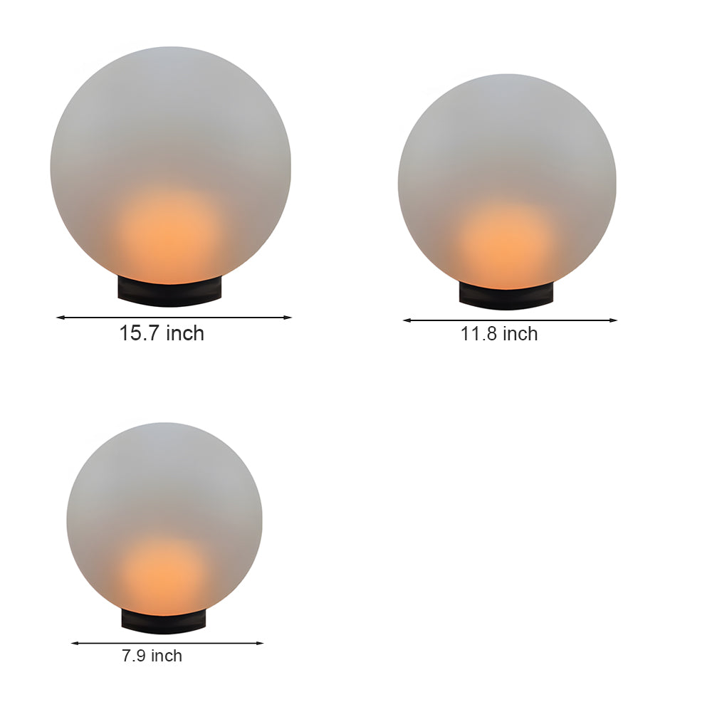 Waterproof Modern Acrylic Moon-Shaped Round Landscape Light Fixture