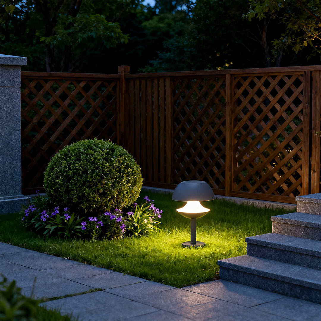 Waterproof Colorful LED Mushroom Path Lights for Garden Landscape Decor