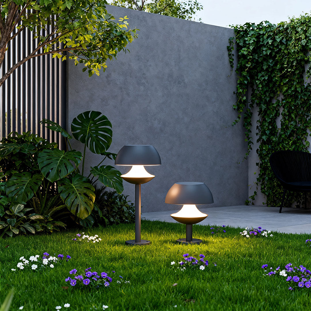 Waterproof Colorful LED Mushroom Path Lights for Garden Landscape Decor