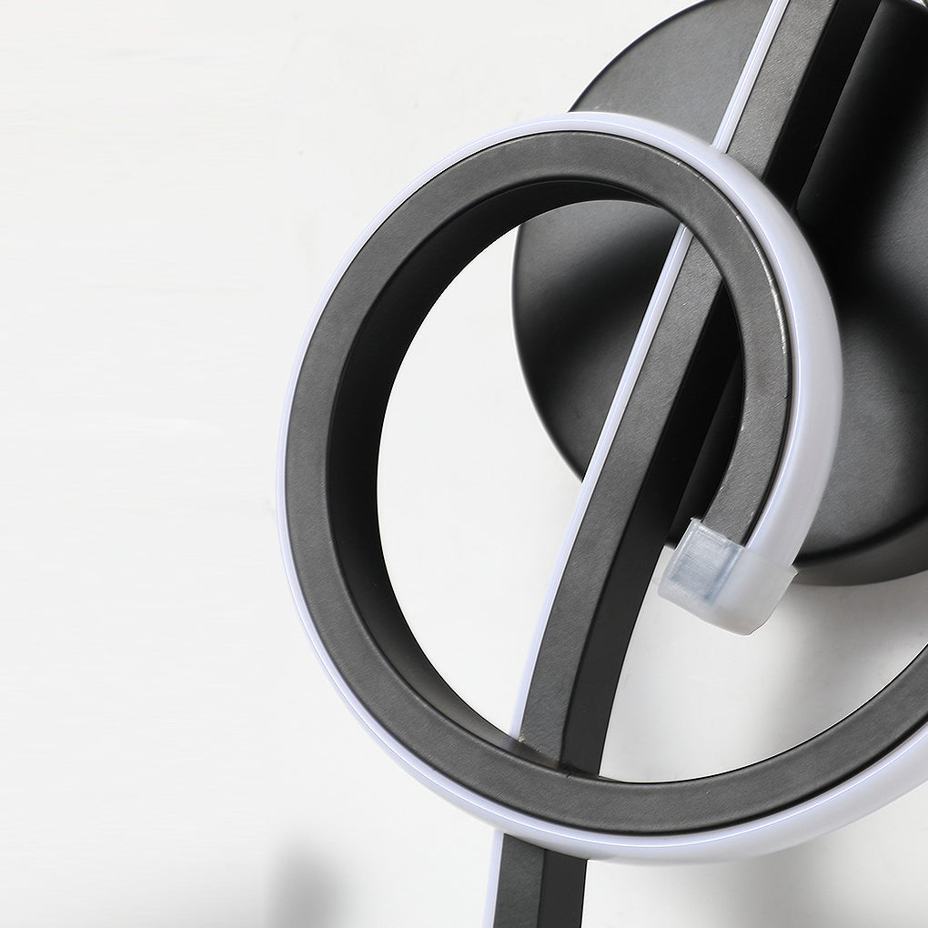 Modern LED Musical Note Wall Light in White for Music Room Decor