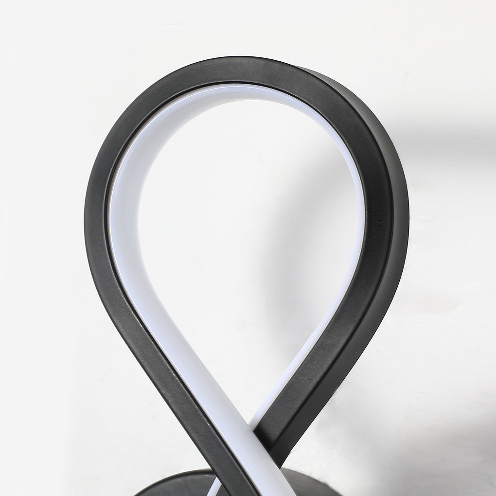 Modern LED Musical Note Wall Light in White for Music Room Decor