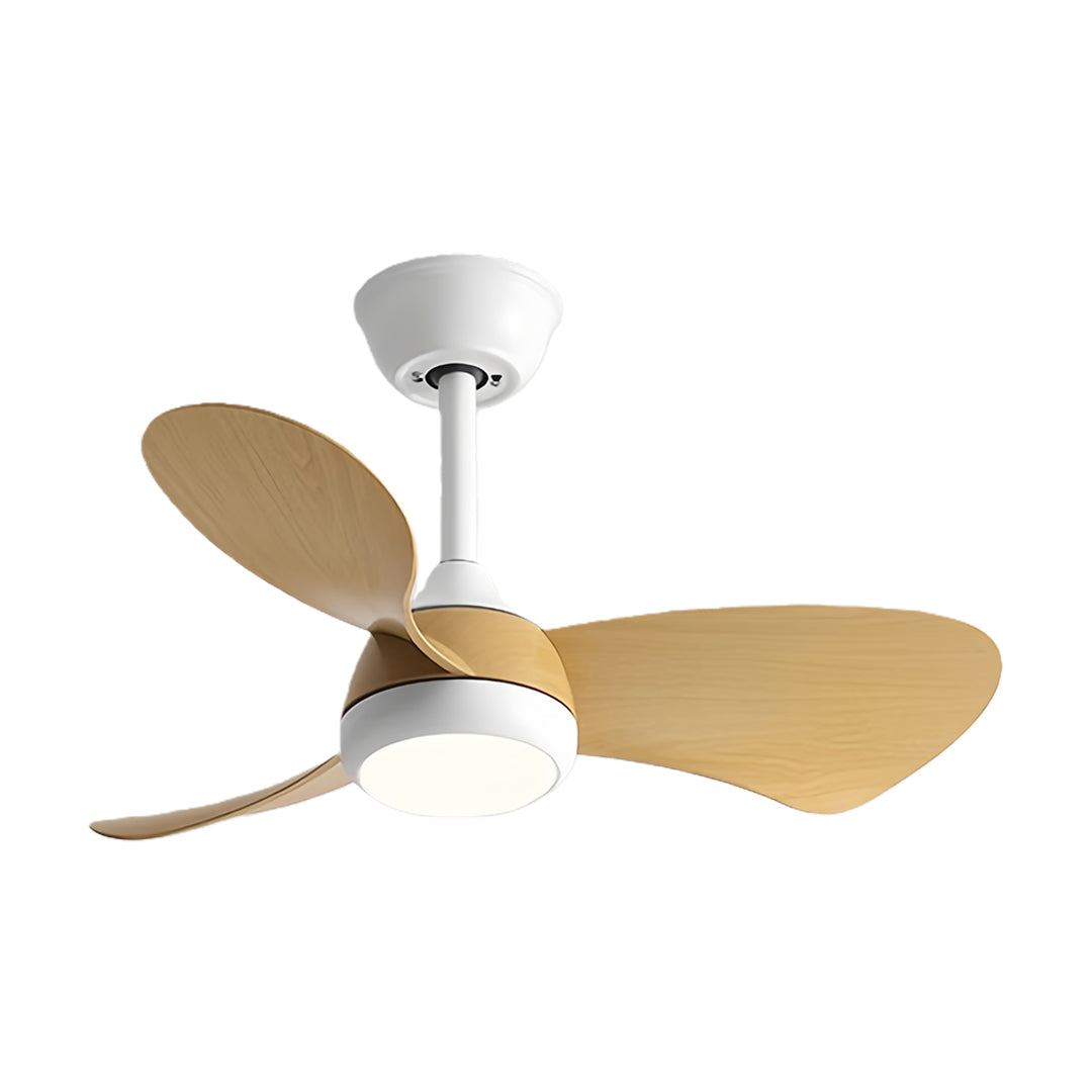 Vintage Black Metal Ceiling Fan with Light, Ideal for Living Room