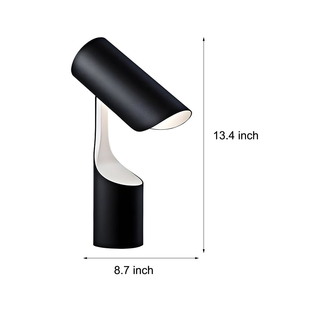 Stylish Nordic Black Adjustable LED Desk Lamp for Home Office Use