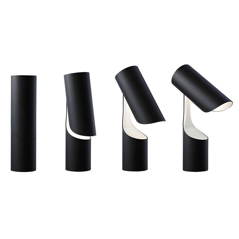 Stylish Black Adjustable LED Desk Lamp for Home Office Workspace