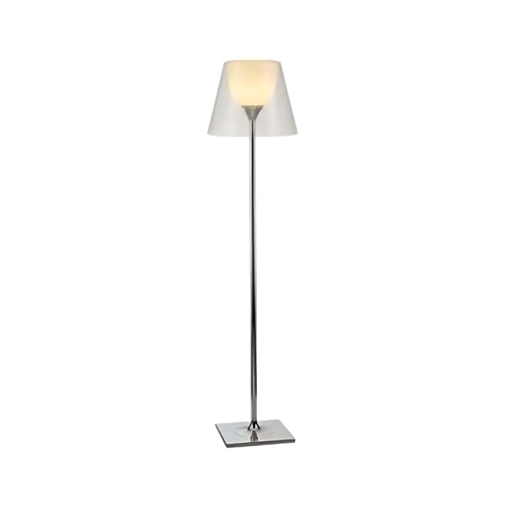 Sleek Nordic Style White Floor Lamp for Modern Living Room Lighting
