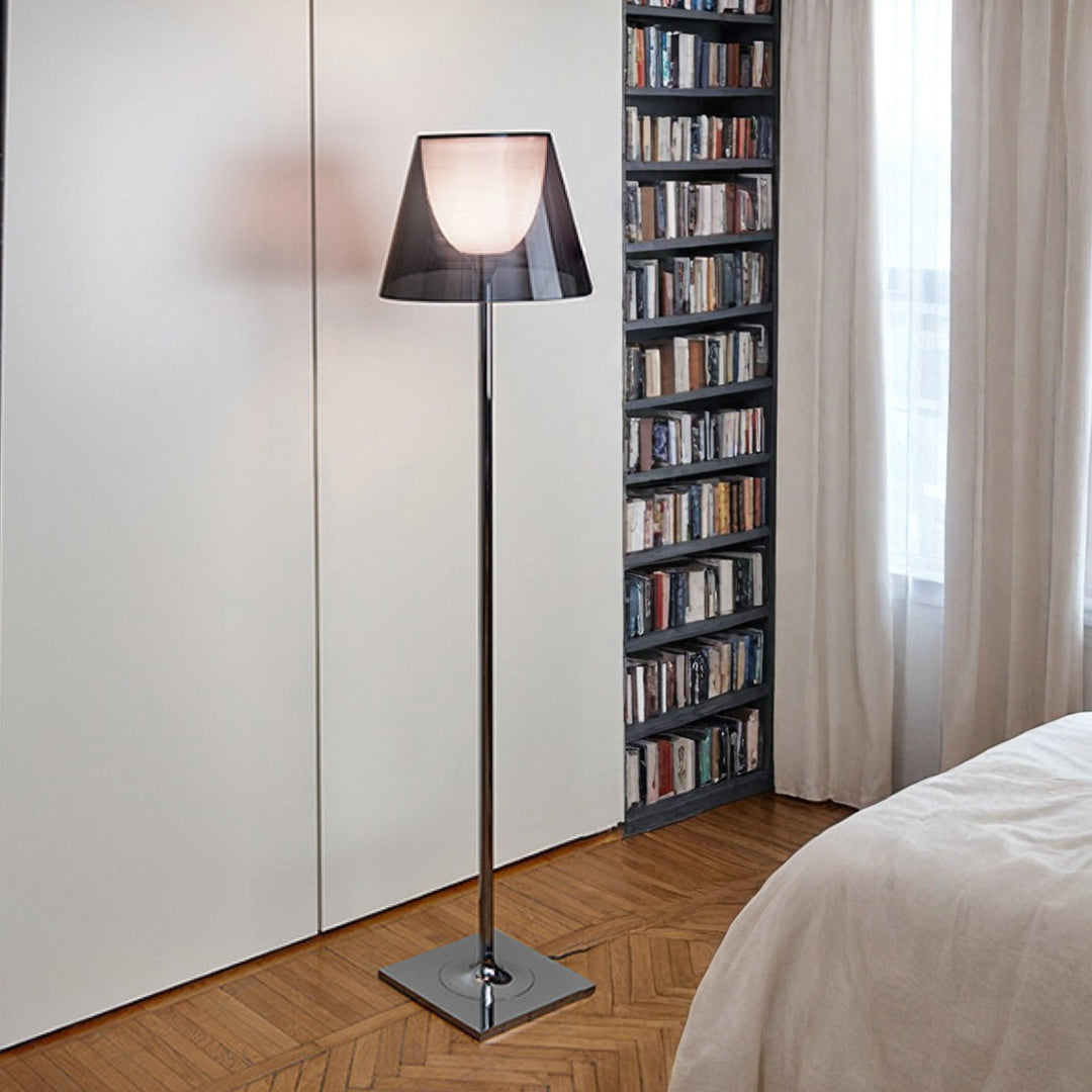 Sleek Nordic Style White Floor Lamp for Modern Living Room Lighting