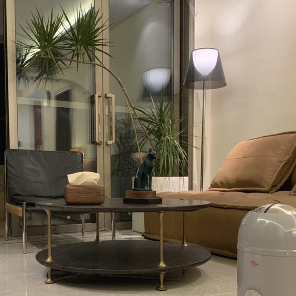 Sleek Nordic Style White Floor Lamp for Modern Living Room Lighting
