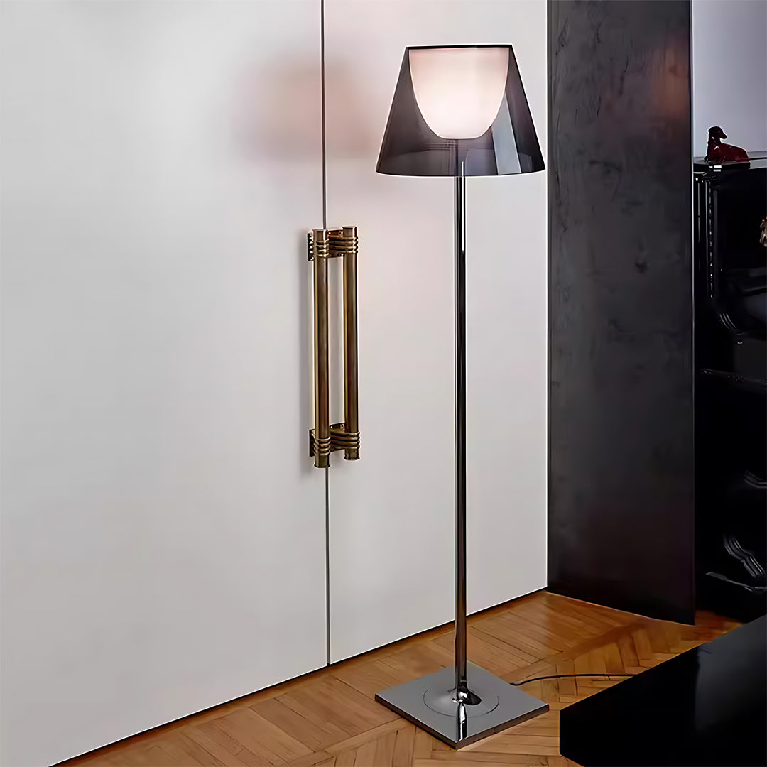 Sleek Nordic Style White Floor Lamp for Modern Living Room Lighting
