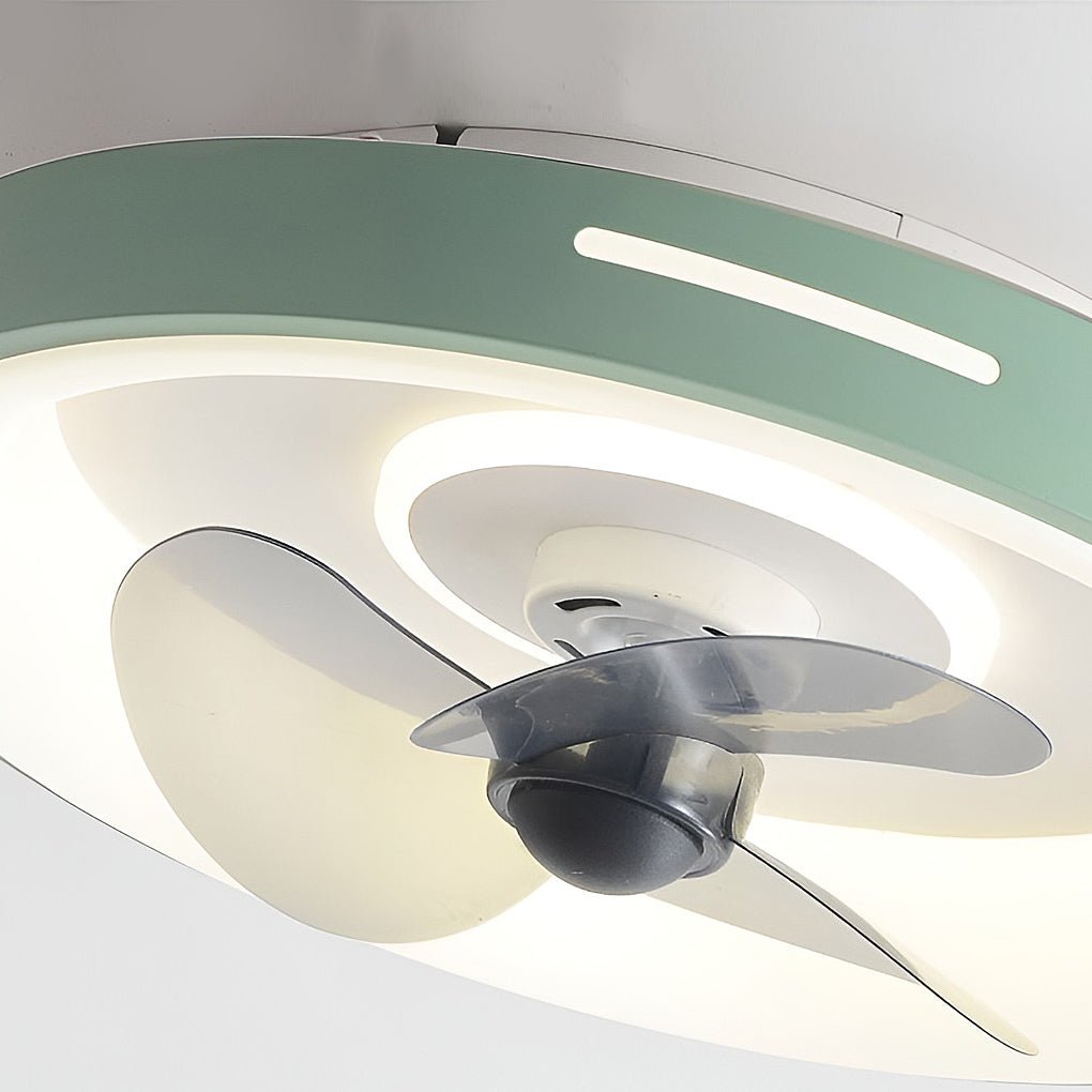 Ultra-Thin Nordic Inverter Ceiling Fan Light for Bedroom & Living Room