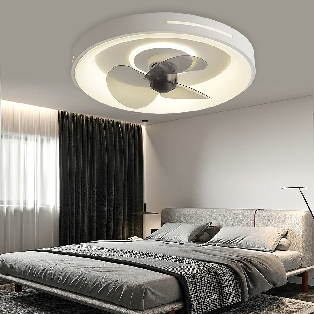 Ultra-Thin Nordic Inverter Ceiling Fan Light for Bedroom & Living Room