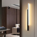 Minimalist White Dual-Strip LED Wall Sconce for Modern Interiors