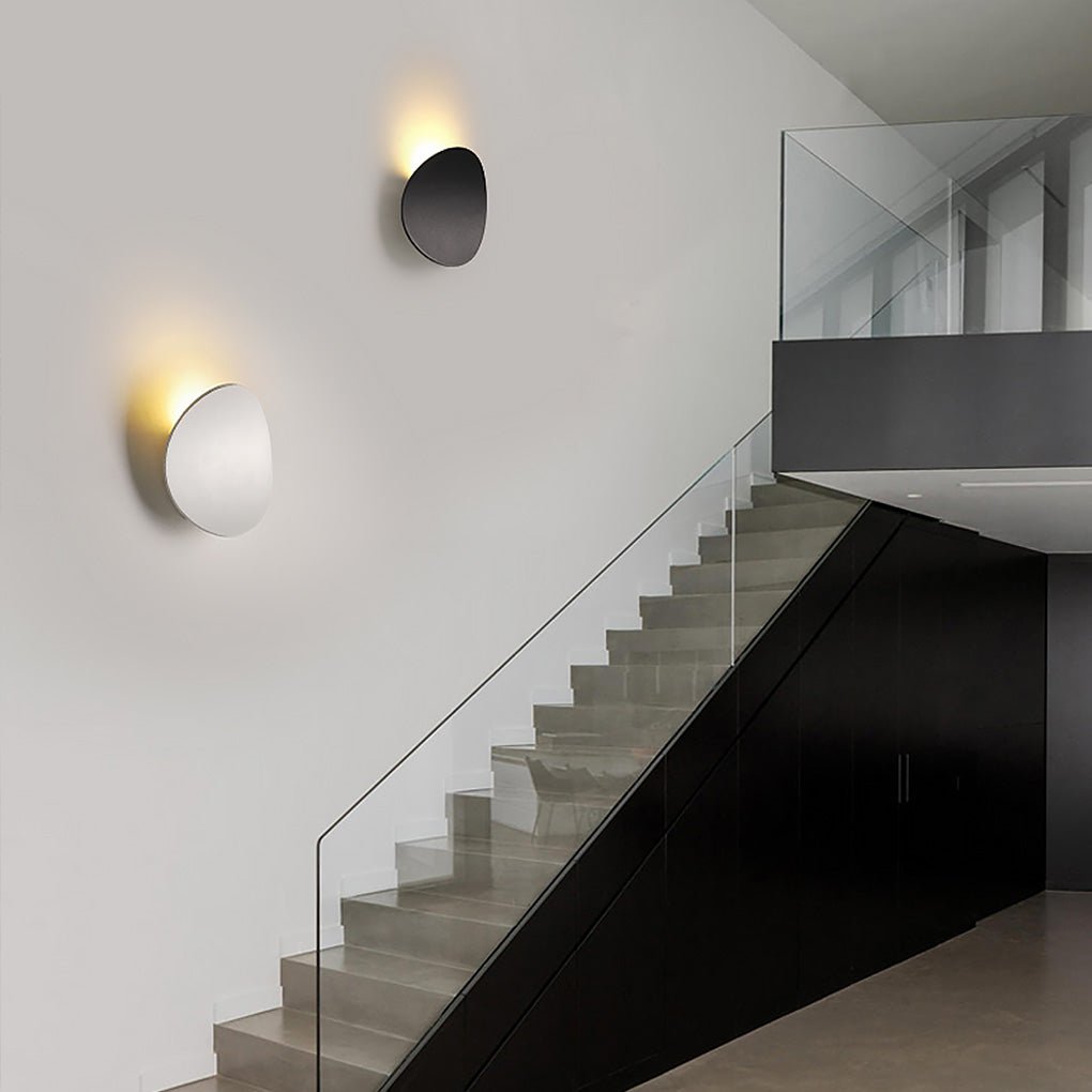 Nordic Minimalist White LED Waterproof Wall Sconce for Bedroom Decor