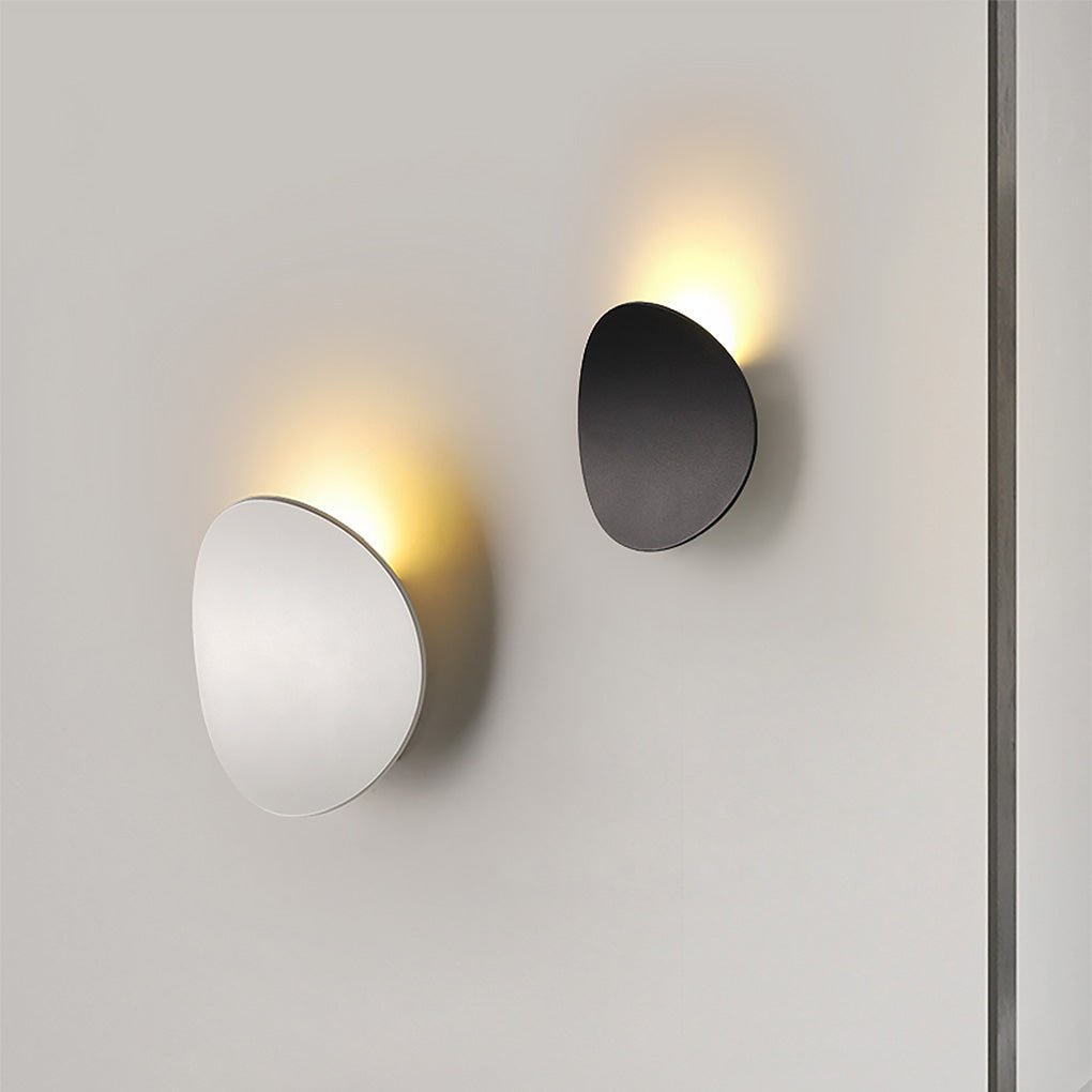 Nordic Minimalist White LED Waterproof Wall Sconce for Bedroom Decor