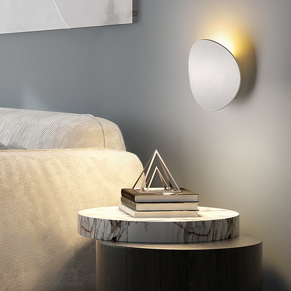 Nordic Minimalist White LED Waterproof Wall Sconce for Bedroom Decor
