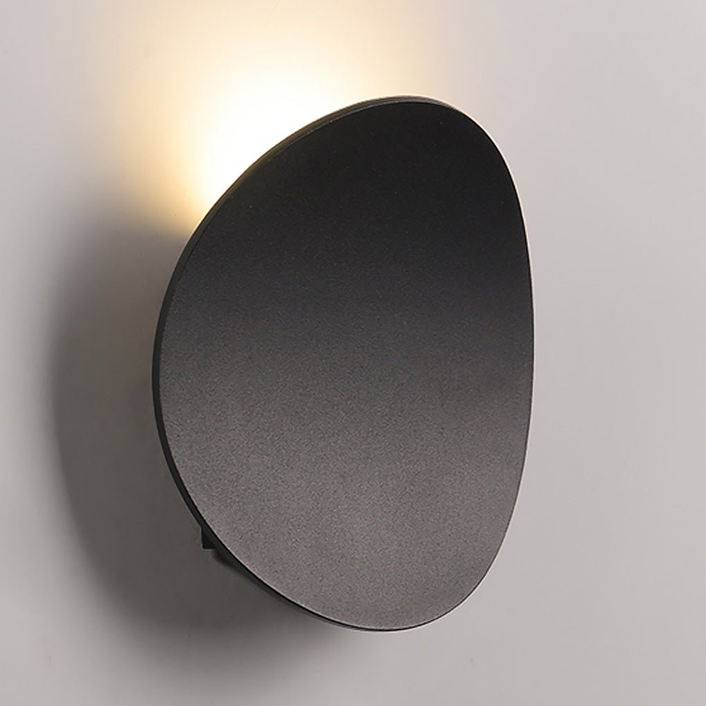 Nordic Minimalist White LED Waterproof Wall Sconce for Bedroom Decor