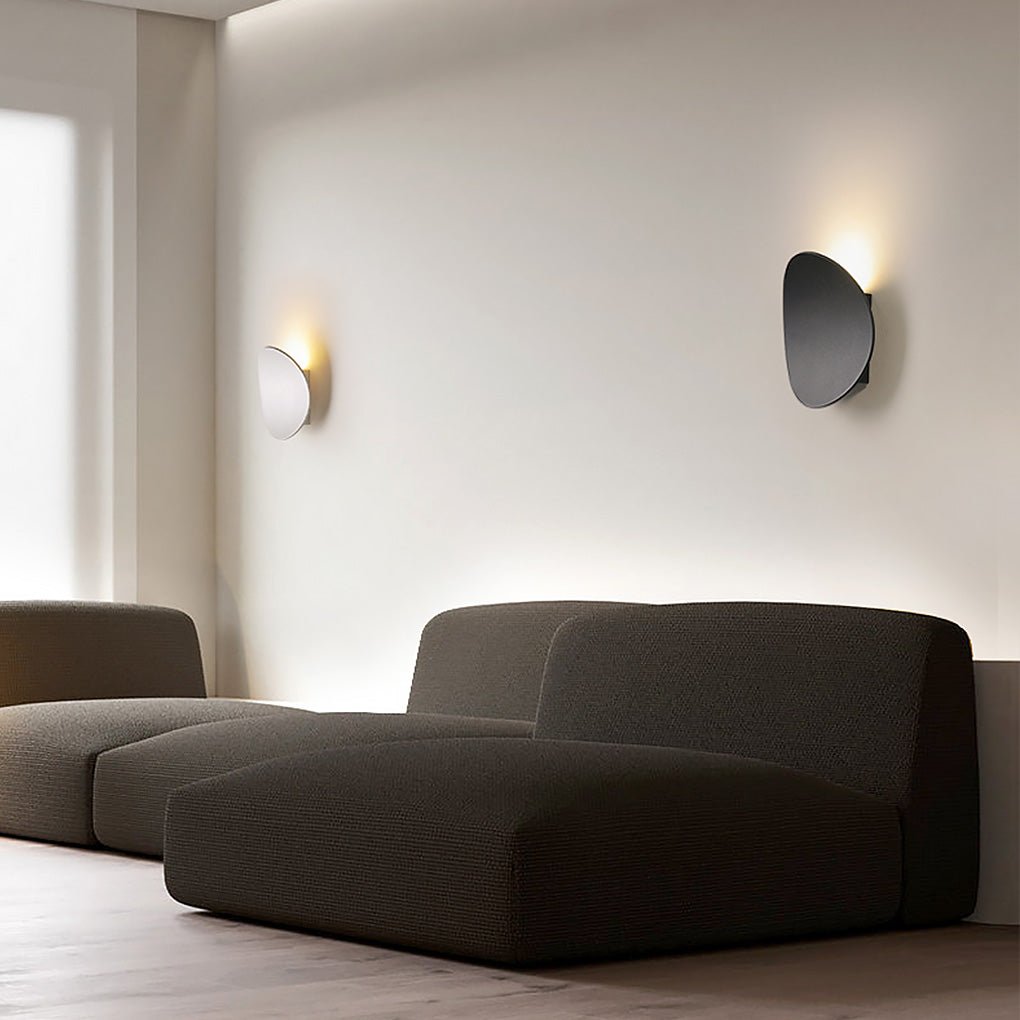 Nordic Minimalist White LED Waterproof Wall Sconce for Bedroom Decor