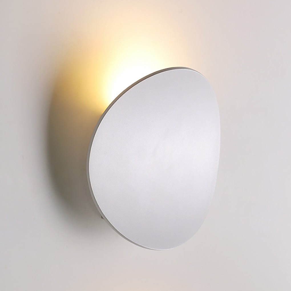 Nordic Minimalist White LED Waterproof Wall Sconce for Bedroom Decor