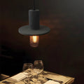 Cement & Mesh LED Pendant Light - Nordic Industrial Style for Dining Room