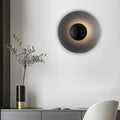 Nordic Minimalist White Round LED Wall Lamp for Living Room & Bedroom
