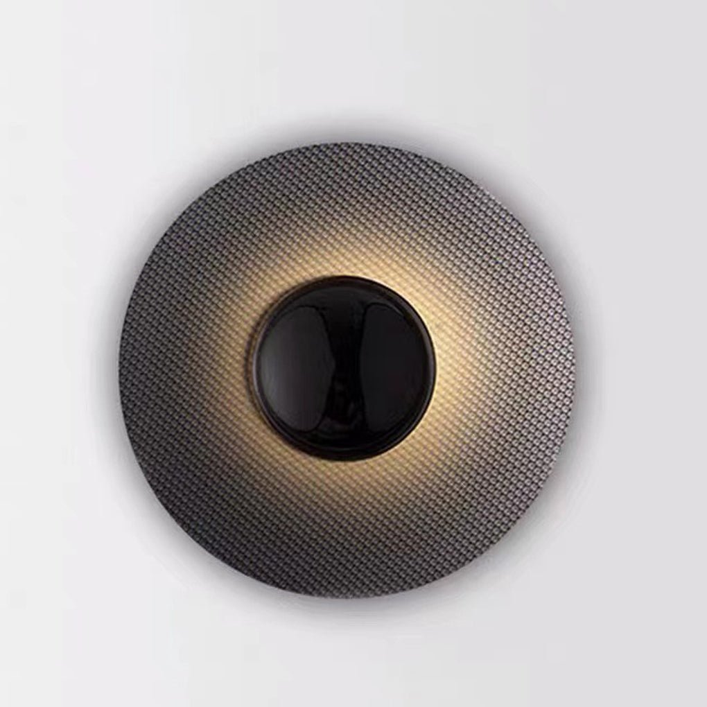 Nordic Minimalist White Round LED Wall Lamp for Living Room & Bedroom
