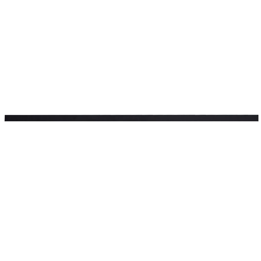 Sleek Black Aluminum Linear Wall Sconce for Modern Living Room Décor