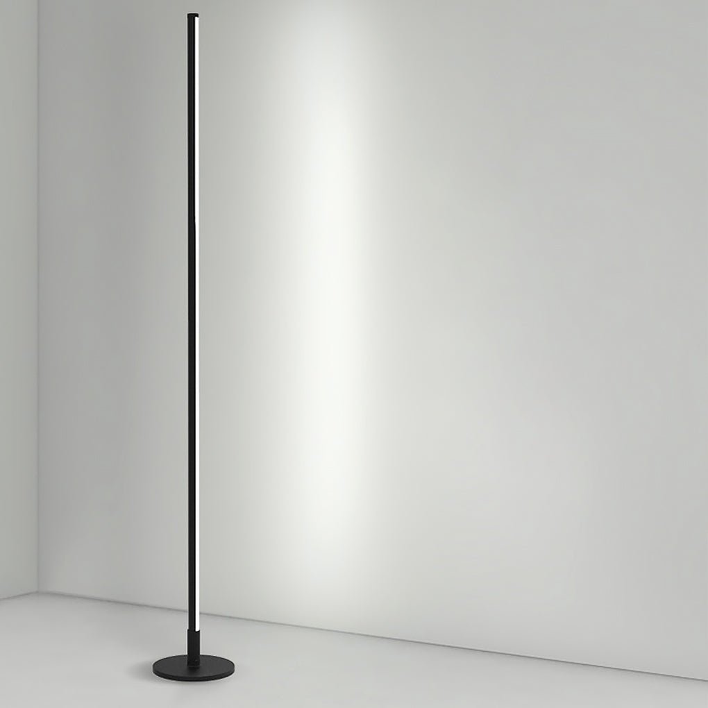 Modern Minimalist Black LED Linear Floor Lamp for Living Room Bedroom