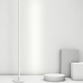 Modern Minimalist Black LED Linear Floor Lamp for Living Room Bedroom