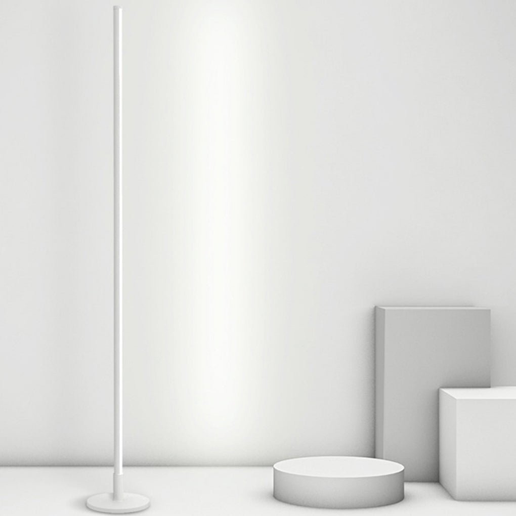 Modern Minimalist Black LED Linear Floor Lamp for Living Room Bedroom