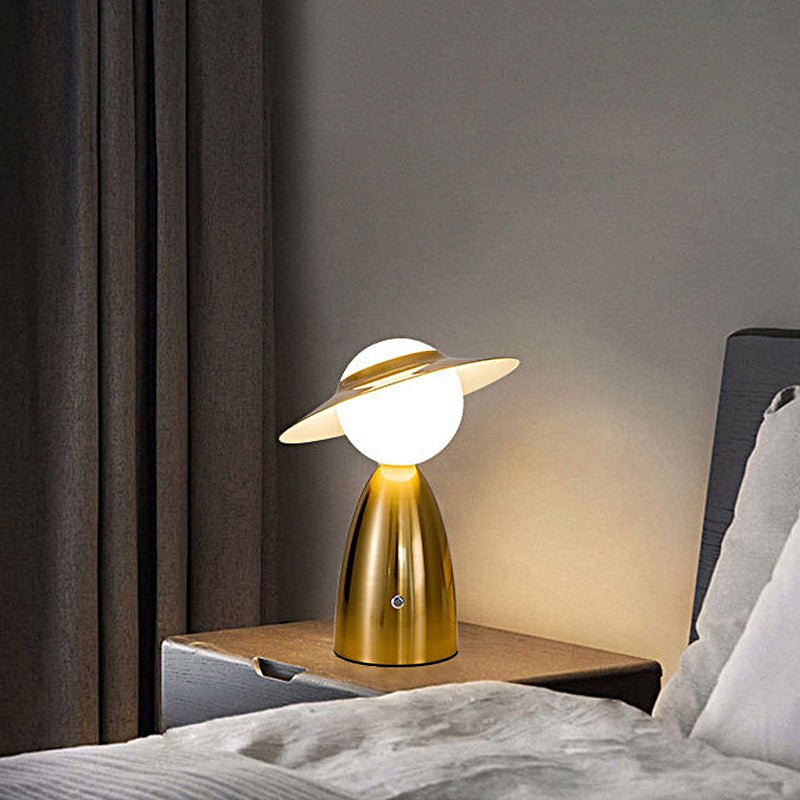 Rustic Nordic Scarecrow Design LED Table Lamp for Farmhouse Home Decor