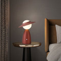 Rustic Nordic Scarecrow Design LED Table Lamp for Farmhouse Home Decor