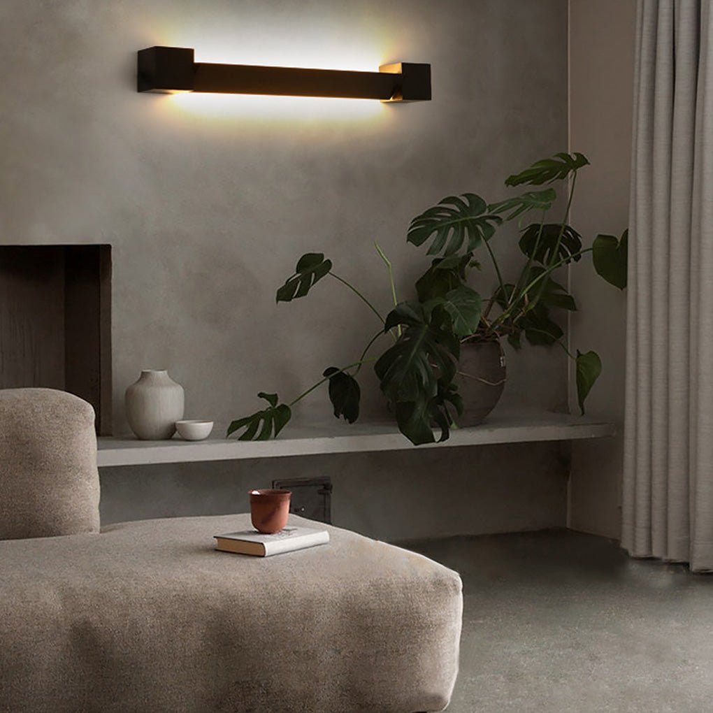 Nordic Style Rotatable Ultra-Thin White LED Wall Lamp for Living Room