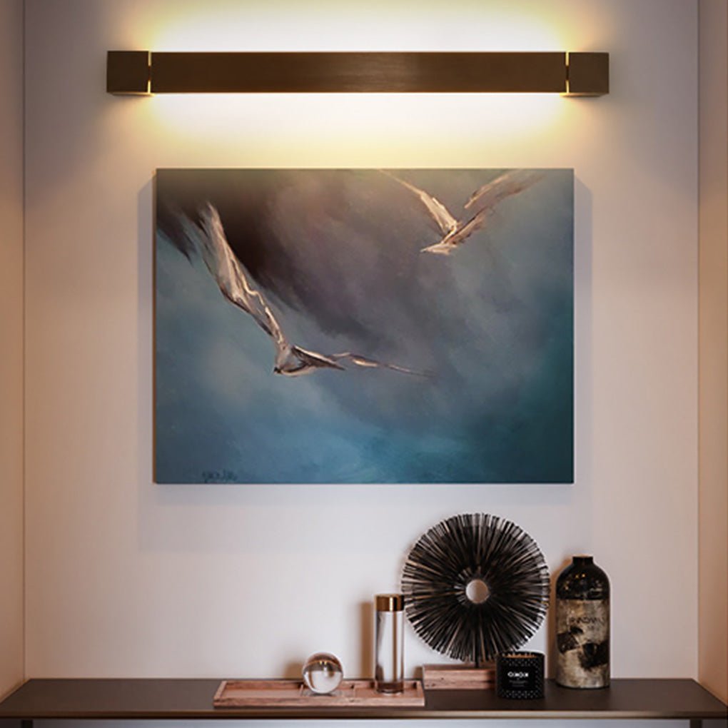 Nordic Style Rotatable Ultra-Thin White LED Wall Lamp for Living Room