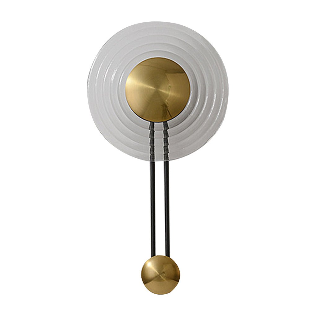 Nordic Corrugated Ripple Glass LED Wall Lamp for Bedroom Aisle Decor