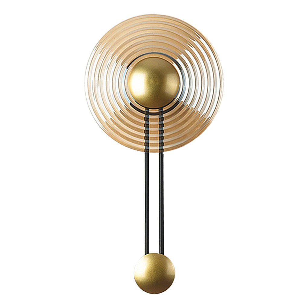 Nordic Corrugated Ripple Glass LED Wall Lamp for Bedroom Aisle Decor
