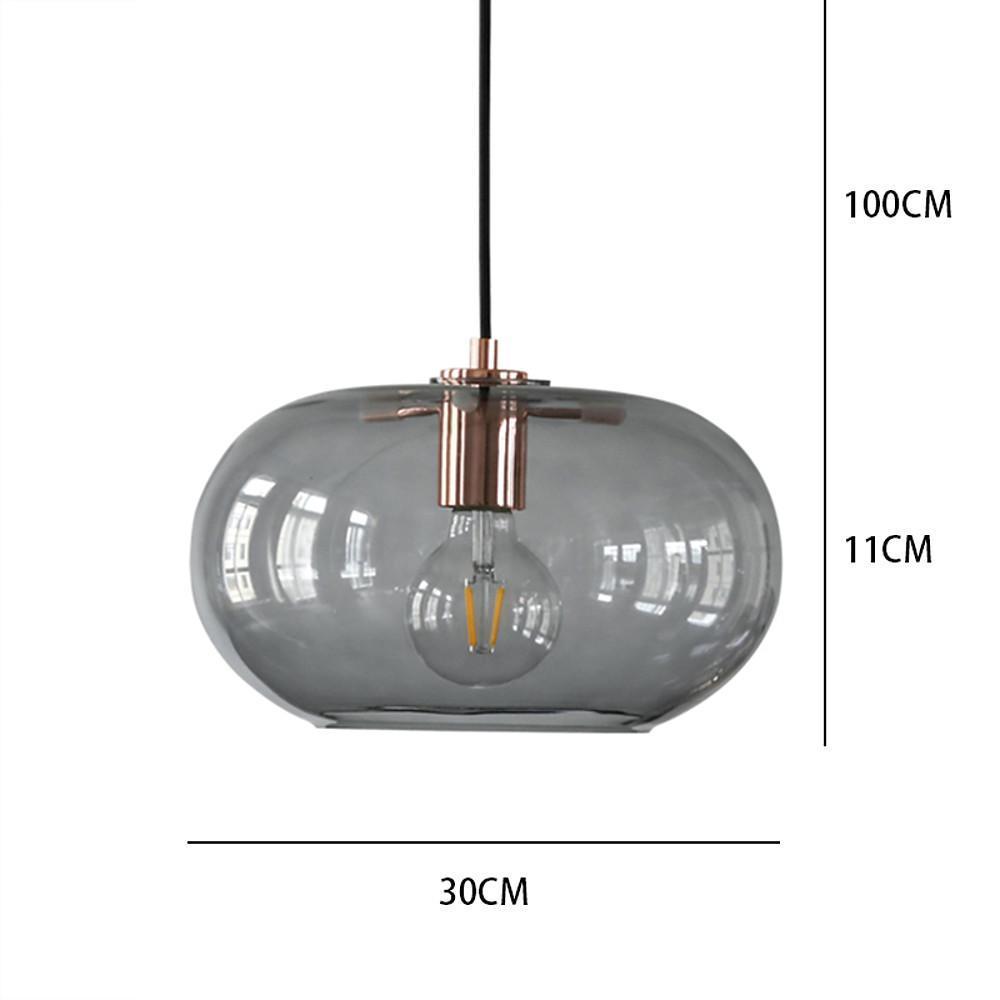 Elegant Electroplated Glass Nordic Pendant Light for Dining Room Decor