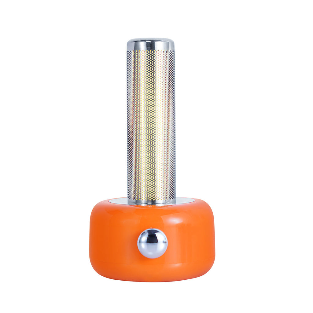 Sleek Metallic RGB Ambient Table Lamp for Modern Home Decor & Offices