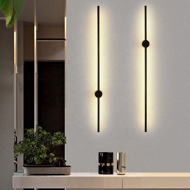 Modern Brass Wall Lamp with White Shade for Living Room Bedroom Decor