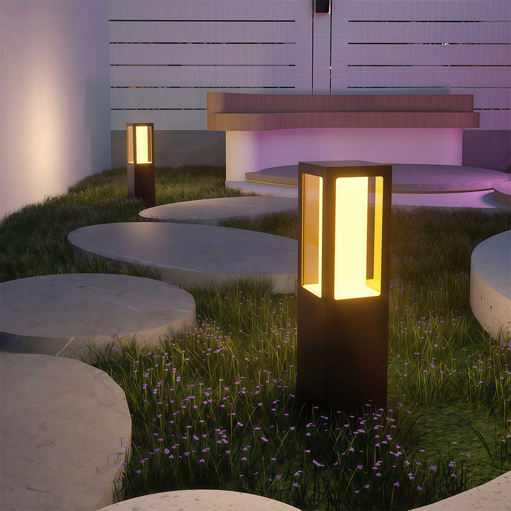 Stylish Waterproof Pathway Bollard Lights for Outdoor Landscape Garden