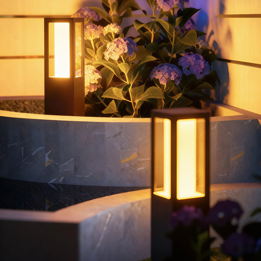 Stylish Waterproof Pathway Bollard Lights for Outdoor Landscape Garden