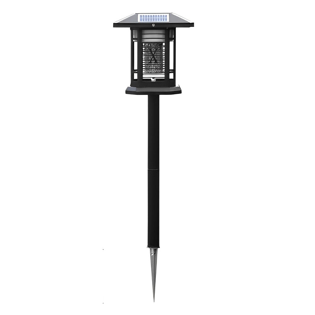 Waterproof Solar-Powered Metal Bug Repellent Lantern for Patio Garden