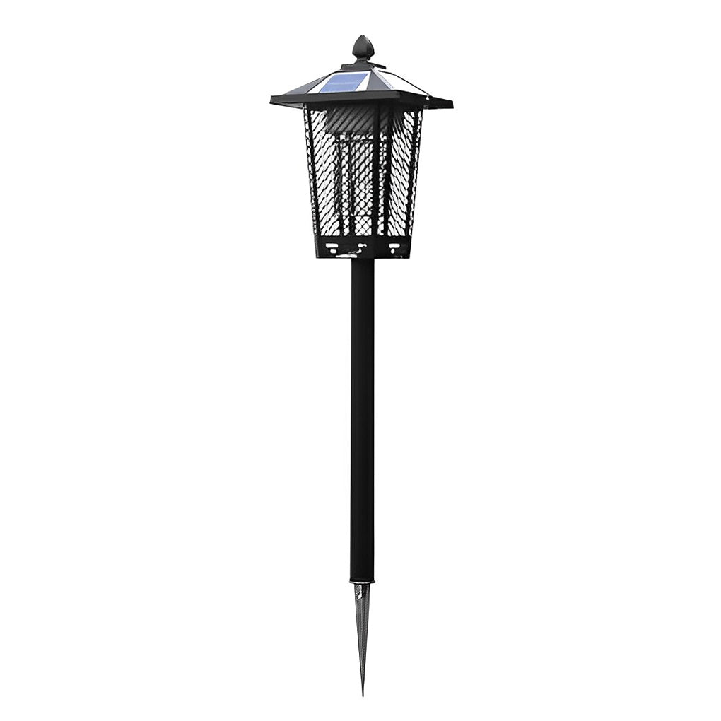 Solar-Powered Waterproof Metal Outdoor Bug Repellent Lantern Light