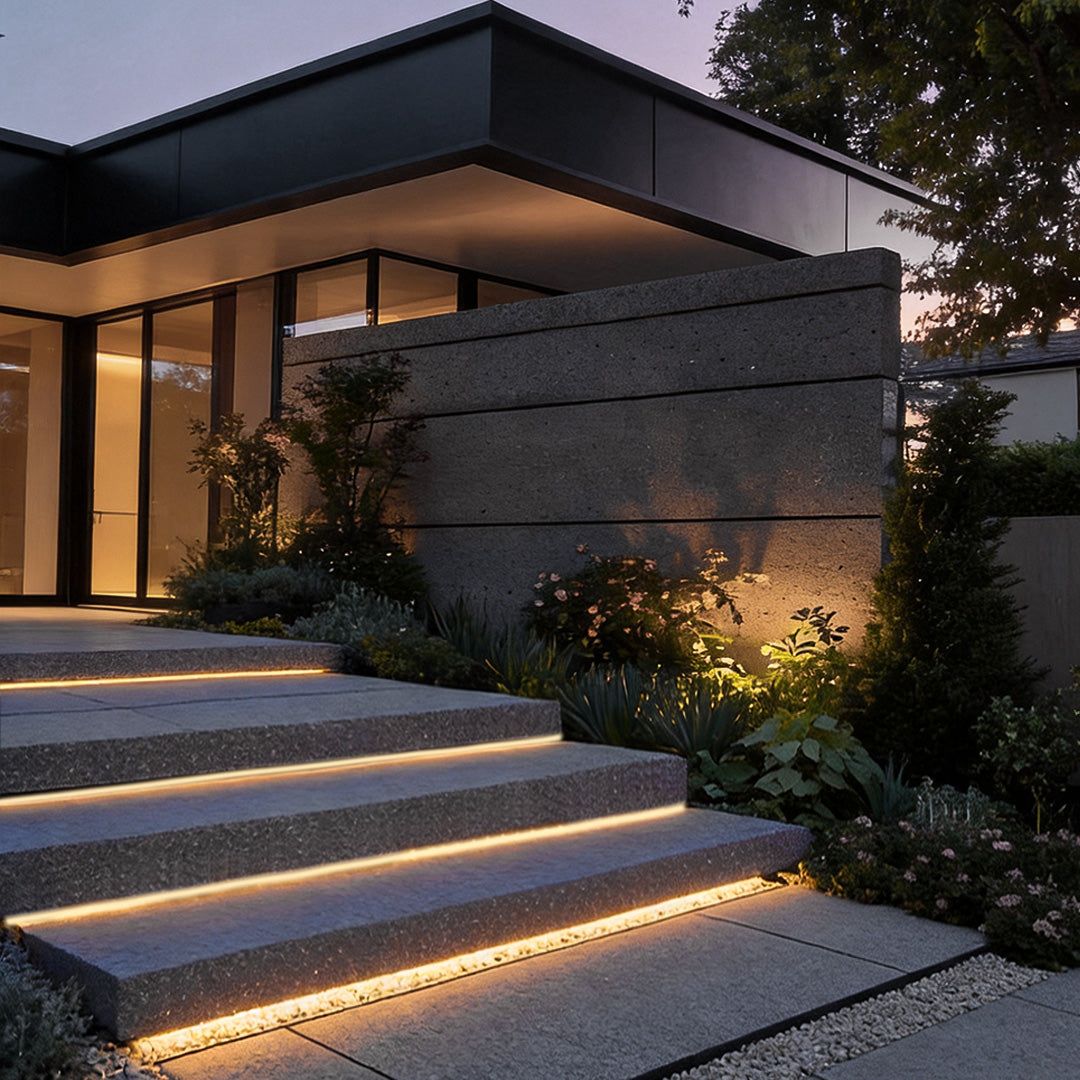 Flexible Outdoor Colored LED Light Strips for Patios and Gardens