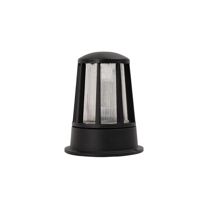 Round Waterproof LED Garden Path Lamp - Elegant Outdoor Lighting