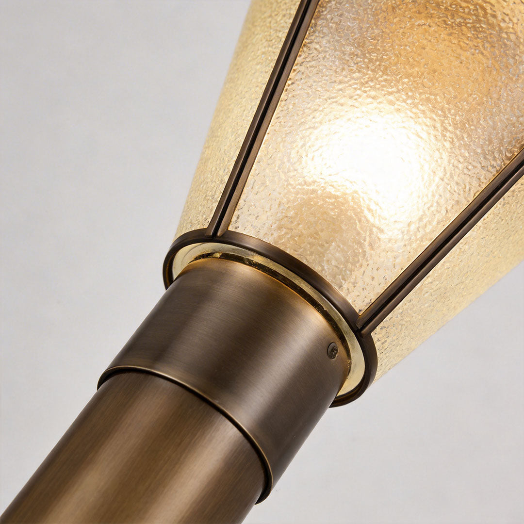Elegant Copper Waterproof LED Path Lights for Outdoor Garden Lighting